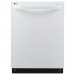 LG LDF7774WW 24" Top Control Dishwasher with 3rd Rack in Smooth White with Stainless Steel Tub