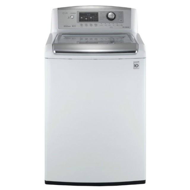 LG WT5070CW 4.7 cu. ft. Ultra Large Capacity High Efficiency Top Load Washer with WaveForce™