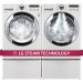 LG DLEX2650W 7.3 cu. ft. Electric Dryer with Steam in White
