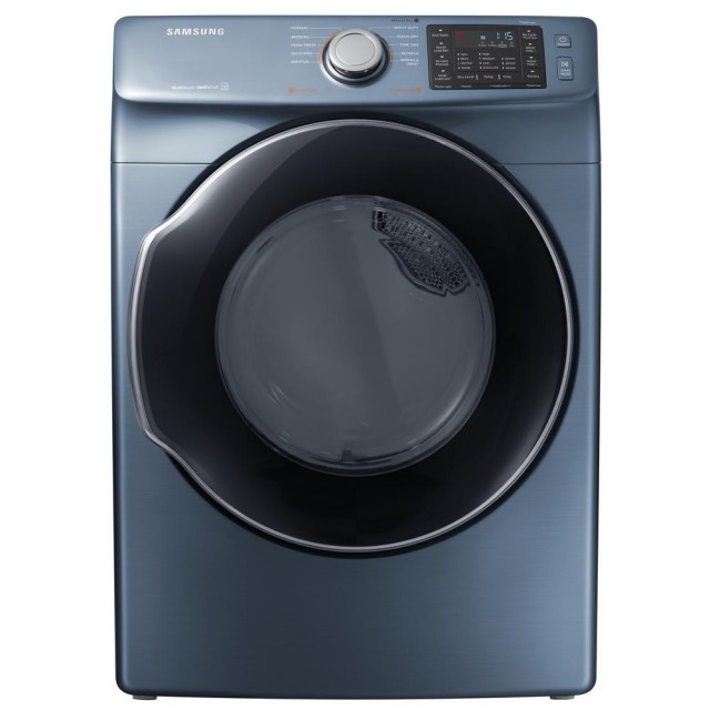 Samsung DVG45M5500Z 7.5 cu. ft. Gas Dryer with Steam in Azure, ENERGY STAR