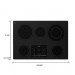 Whirlpool Gold G9CE3065XB  30 in. Radiant Electric Cooktop in Black with 5 Elements including AccuSimmer Plus Element