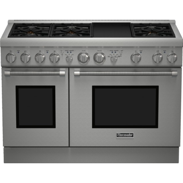 Thermador PRG486GDH Stainless Steel 48" Pro Harmony Natural Gas Range