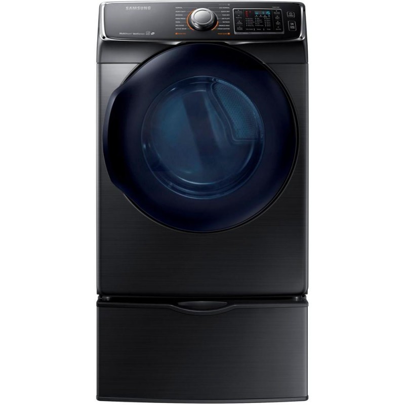 Samsung Black Stainless Front Load Washer Electric Dryer WF50K7500AV DV50K7500EV 