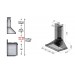 ZLINE 8KBS30 30 Inch Designer Series Wall Mount Range Hood with 4-Speed 400 CFM Motor, Stainless Steel Baffle Filters, 2 Directional LED Lights, 56 dBA Noise Level, and Limited Lifetime Warranty