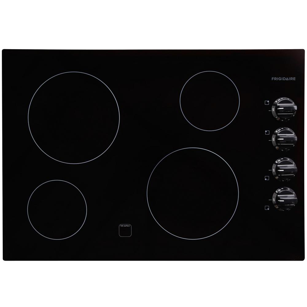 Frigidaire Ffec3024lb 30 In Radiant Electric Cooktop In Black