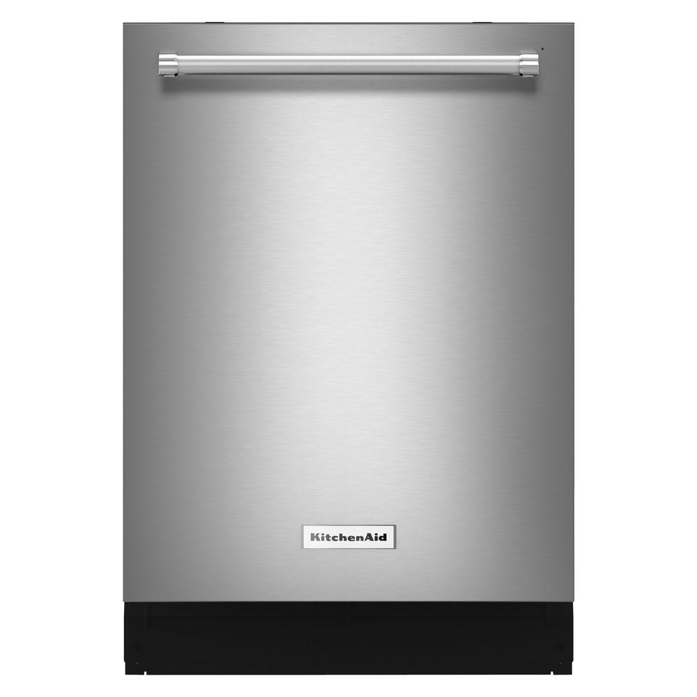 KitchenAid KDTM404ESS 24 in. Top Control Dishwasher in Stainless Steel ...