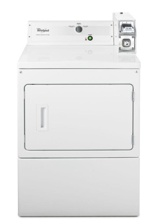 Whirlpool CGM2743BQ 27 in. Commercial Gas Dryer in White