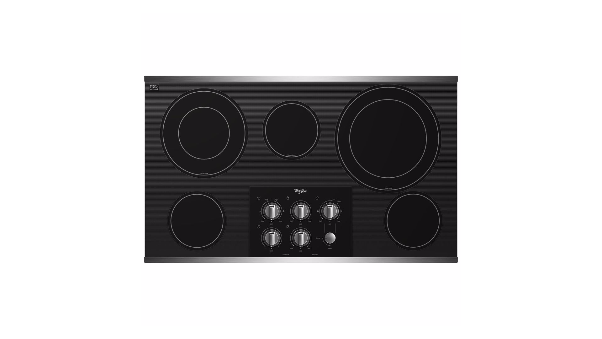 Whirlpool Gold G7CE3635XS 36 in. Radiant Electric Cooktop in Stainless