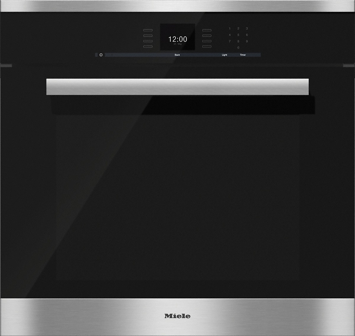 Miele H6680 BP 30 Inch Convection Oven with touch controls and