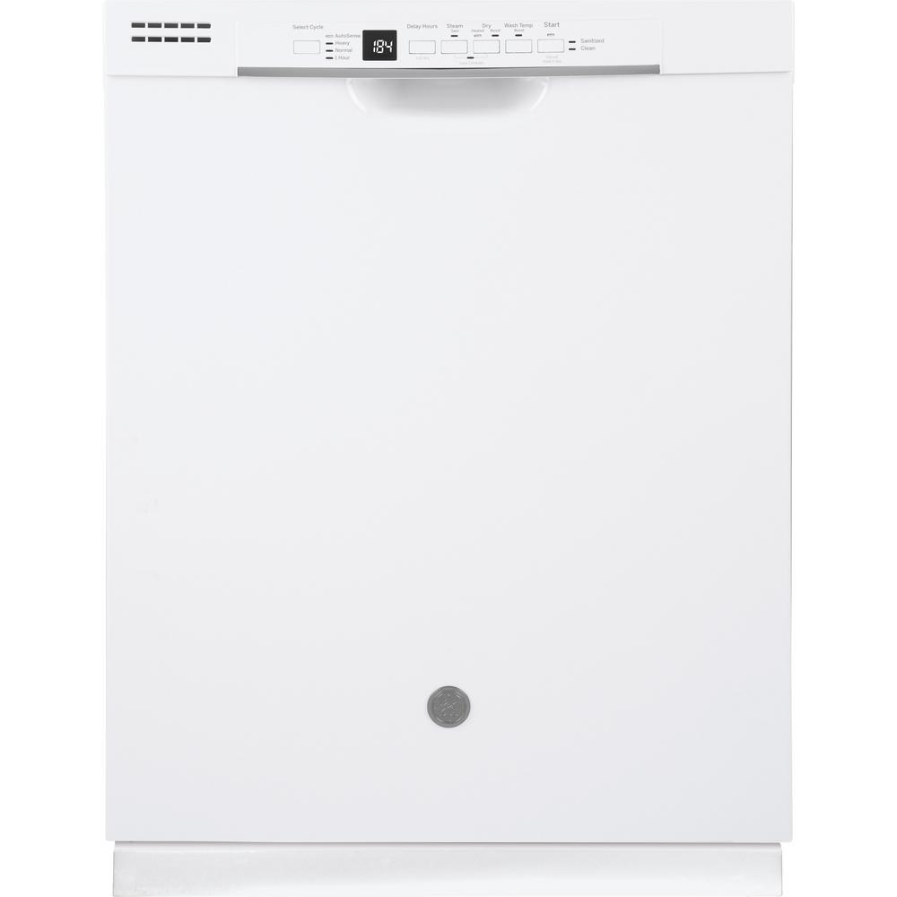 GE GDF530PGMWW 24 in. Front Control BuiltIn Tall Tub Dishwasher in
