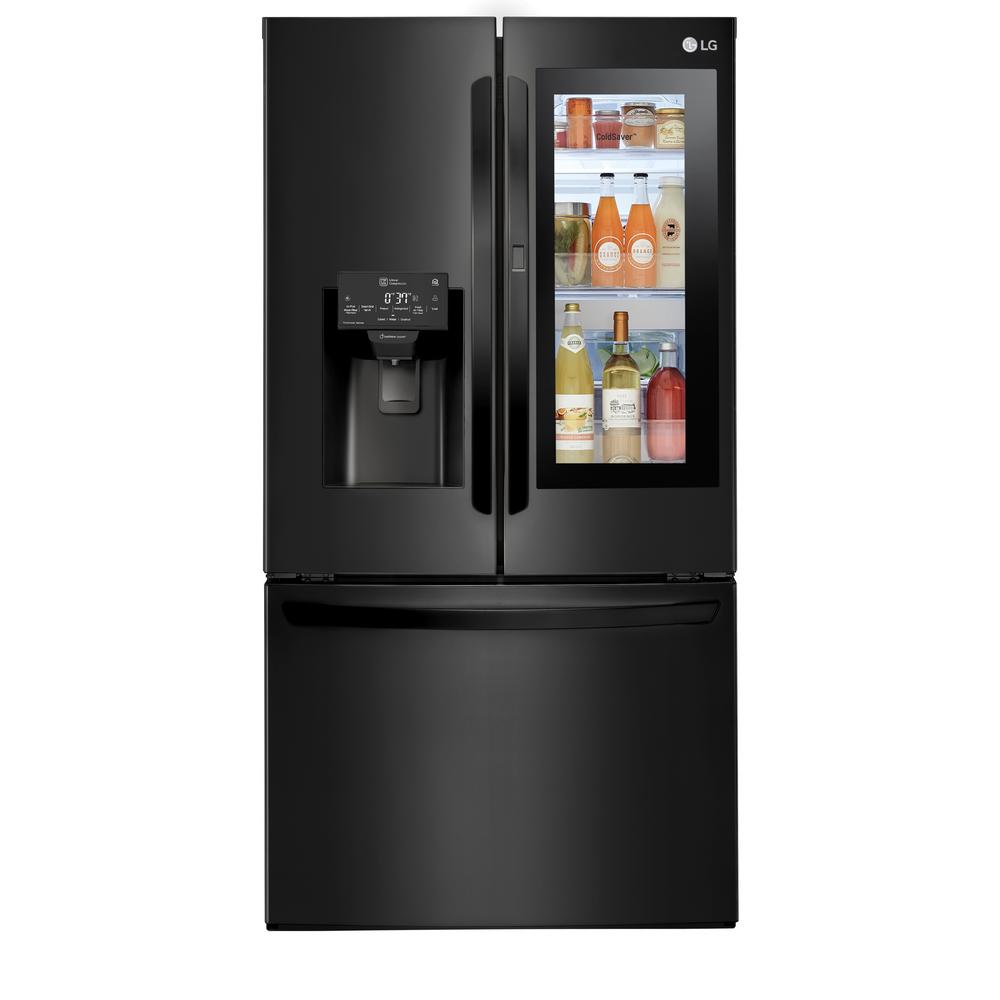 LG LFXS28596M 28 cu. ft. 3 Door French Door Smart Refrigerator with InstaView DoorinDoor, in