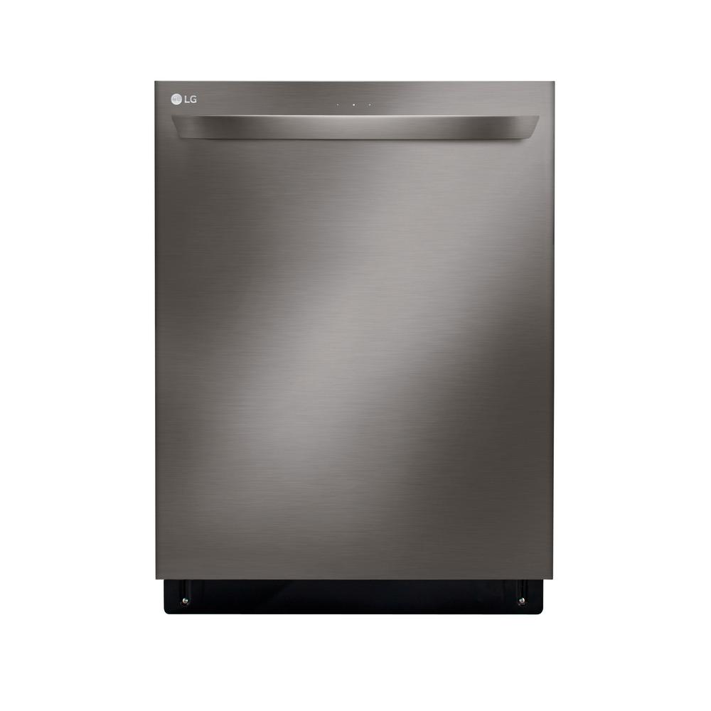 LG LDT5678BD 24 in. Top Control Built-In Tall Tub Smart Dishwasher in Lg Black Stainless Steel Dishwasher