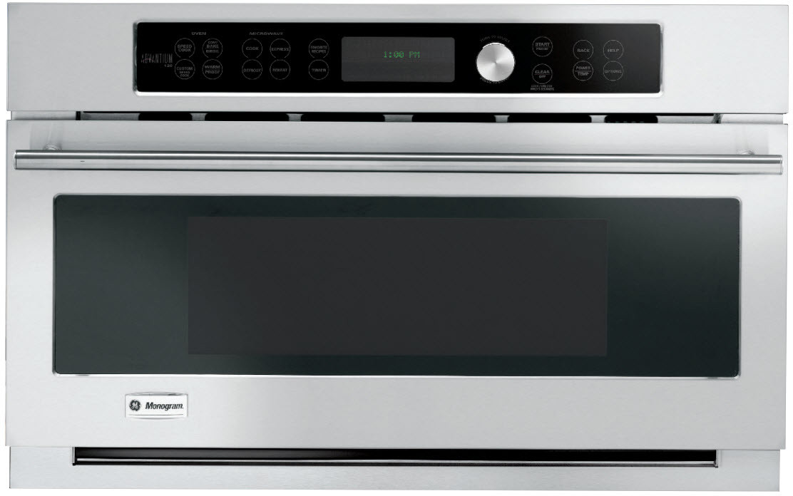 GE ZSC1201JSS Monogram 30 Inch Single Electric Wall Oven with 1.6 cu. ft. Capacity, 950 Watt