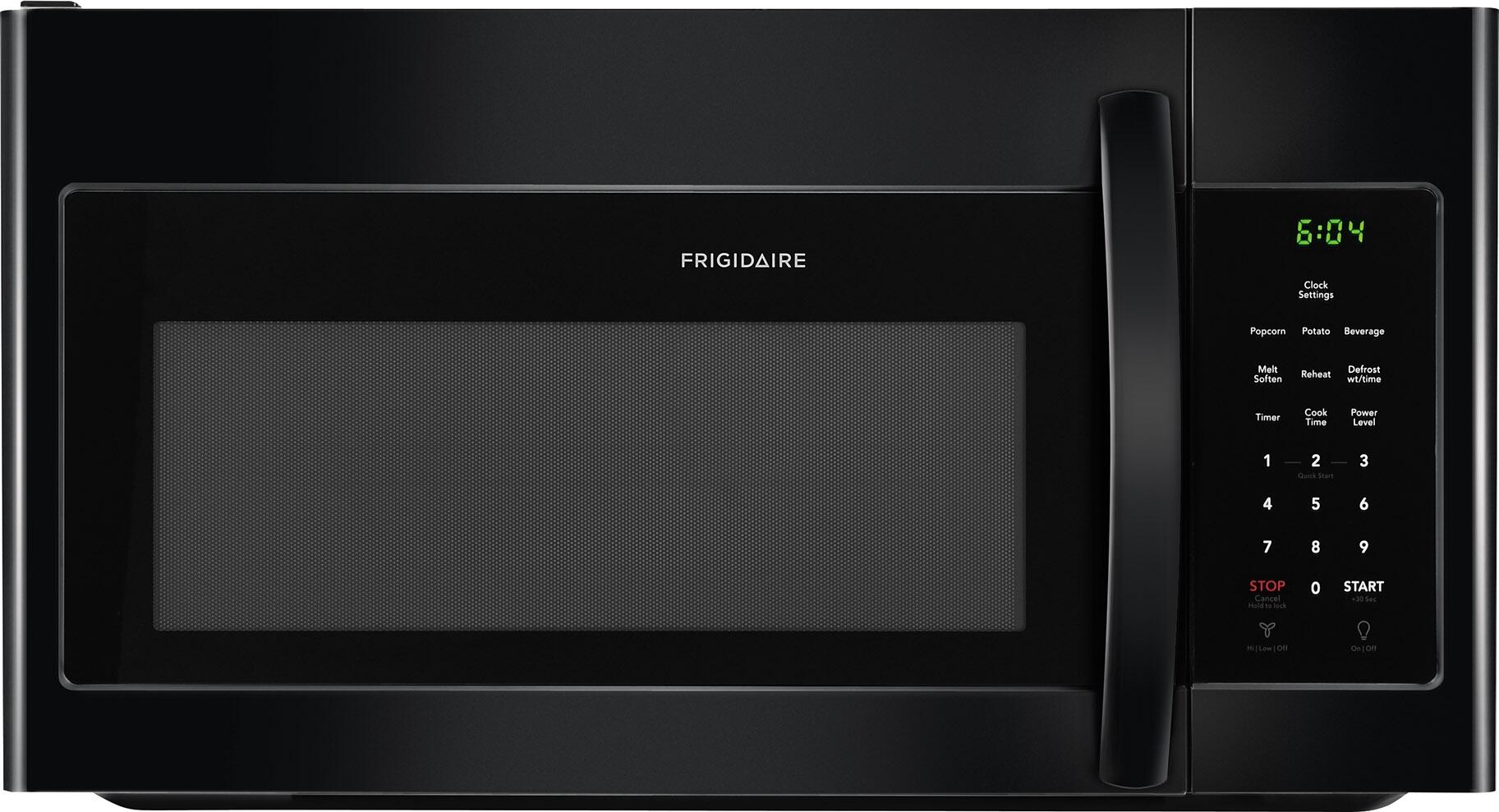 Frigidaire FFMV1645TB 30 Inch Over the Range Microwave Oven with 1.6 cu