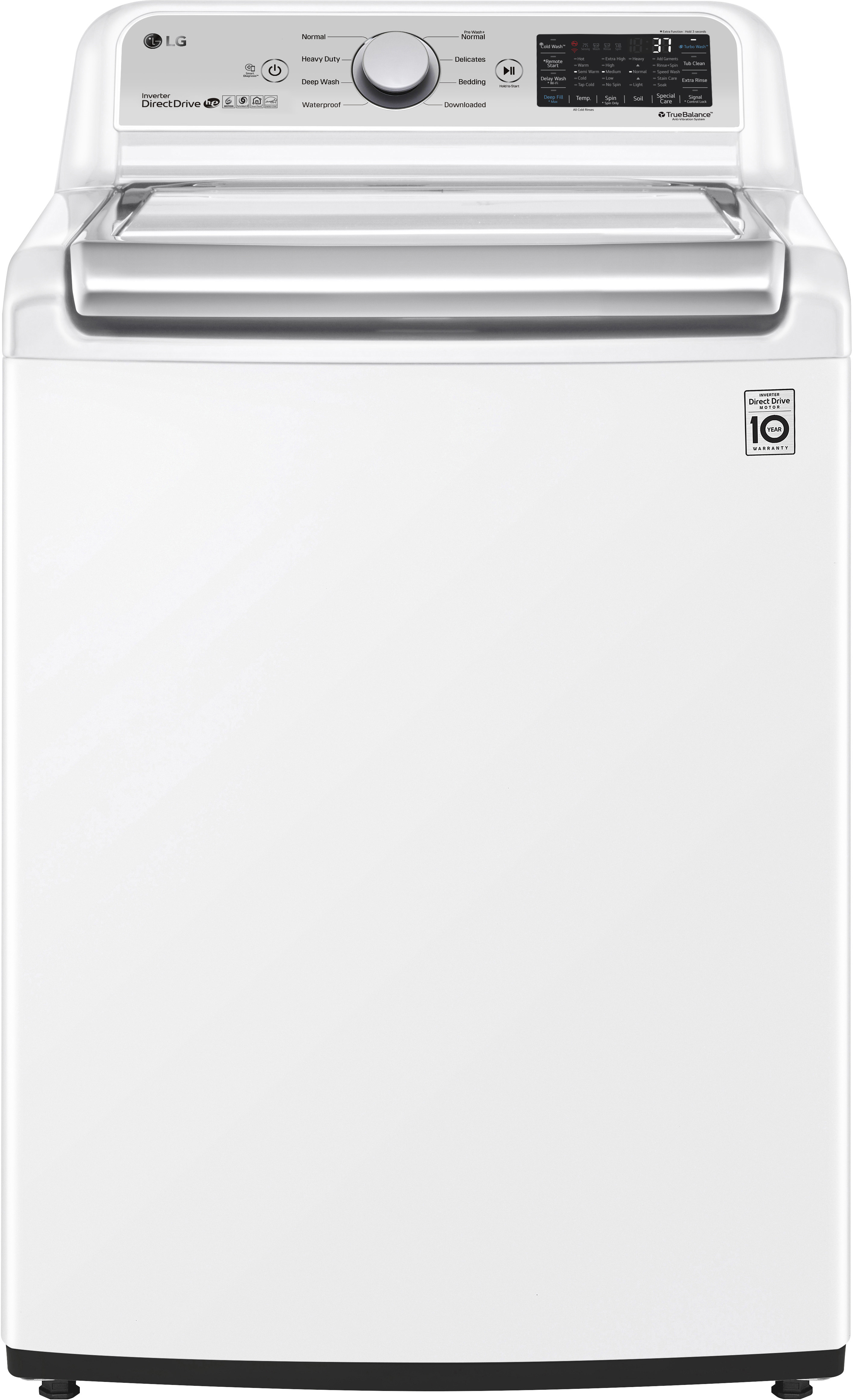 LG 5.0 Cu. Ft. Front Load Washer With TurboWash3D Technology