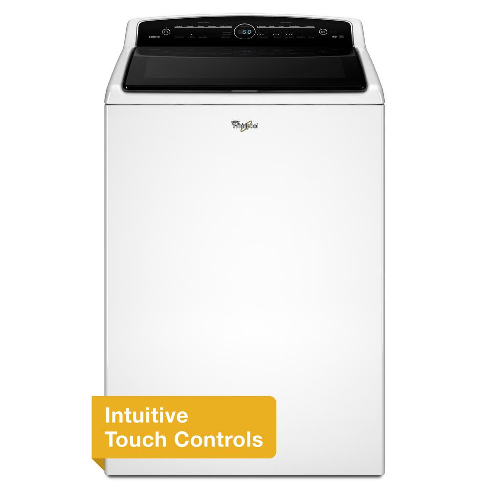 Whirlpool Cabrio WTW8040DW 5.3 cu. ft. Top Load Washer in White, ENERGY