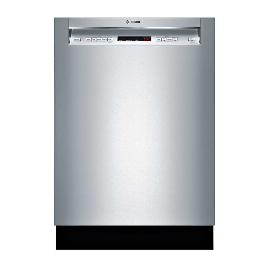 Bosch SHE863WF5N Bosch 300 Series 44Decibel BuiltIn Dishwasher