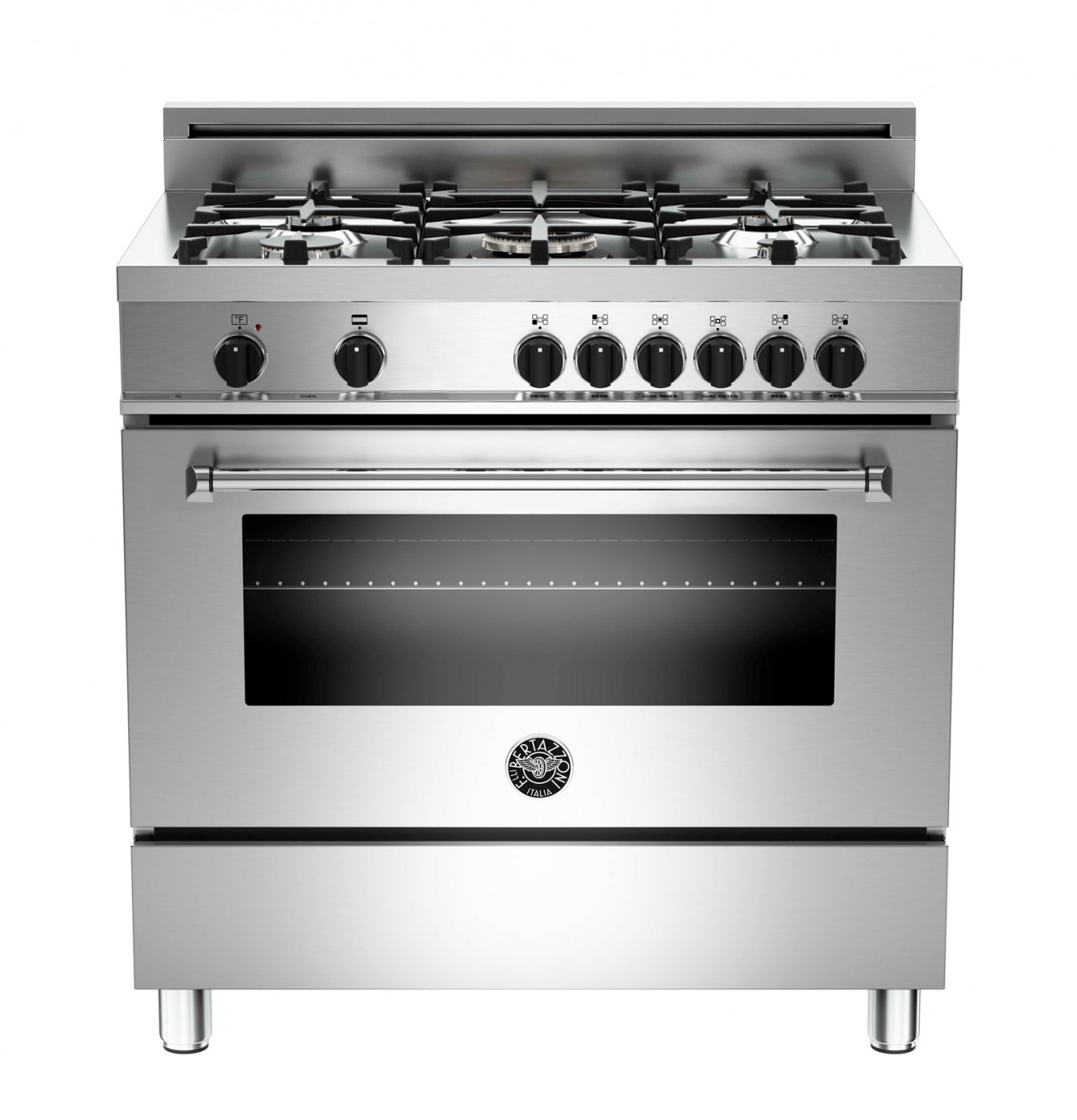 Bertazzoni MAS365DFMXE Master 36" Stainless Steel Dual Fuel (Natural