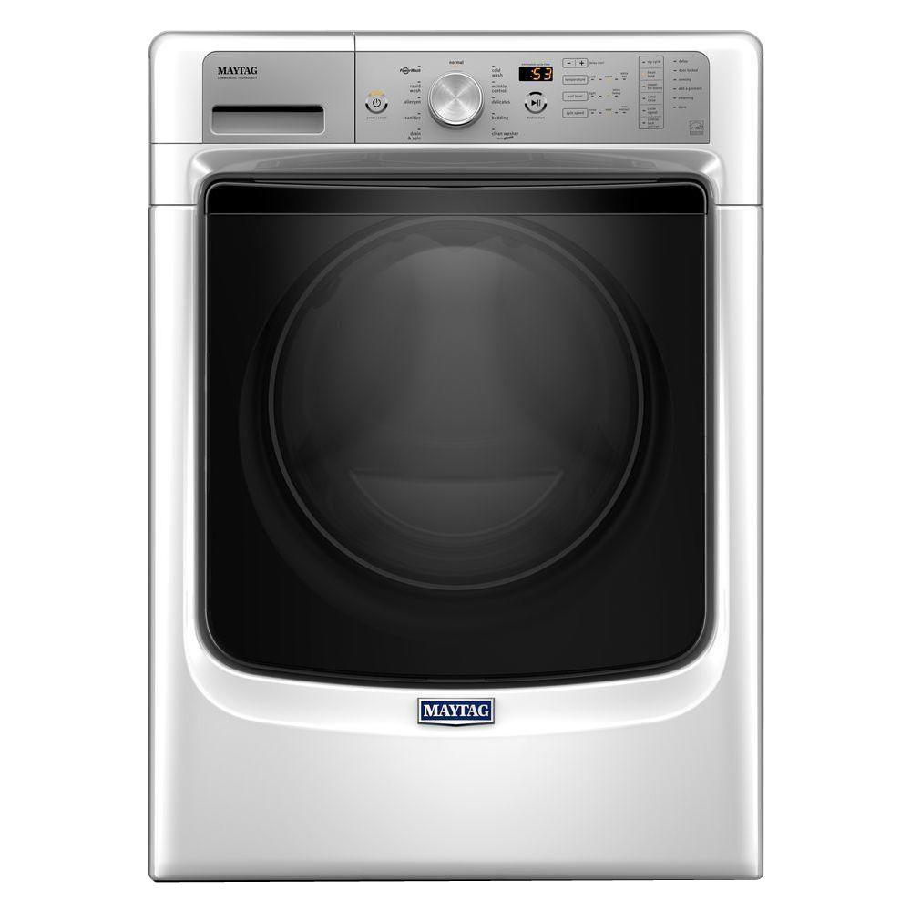 Maytag Mhw5500fw 4 5 Cu Ft High Efficiency Front Load Washer With Steam In White Energy Star