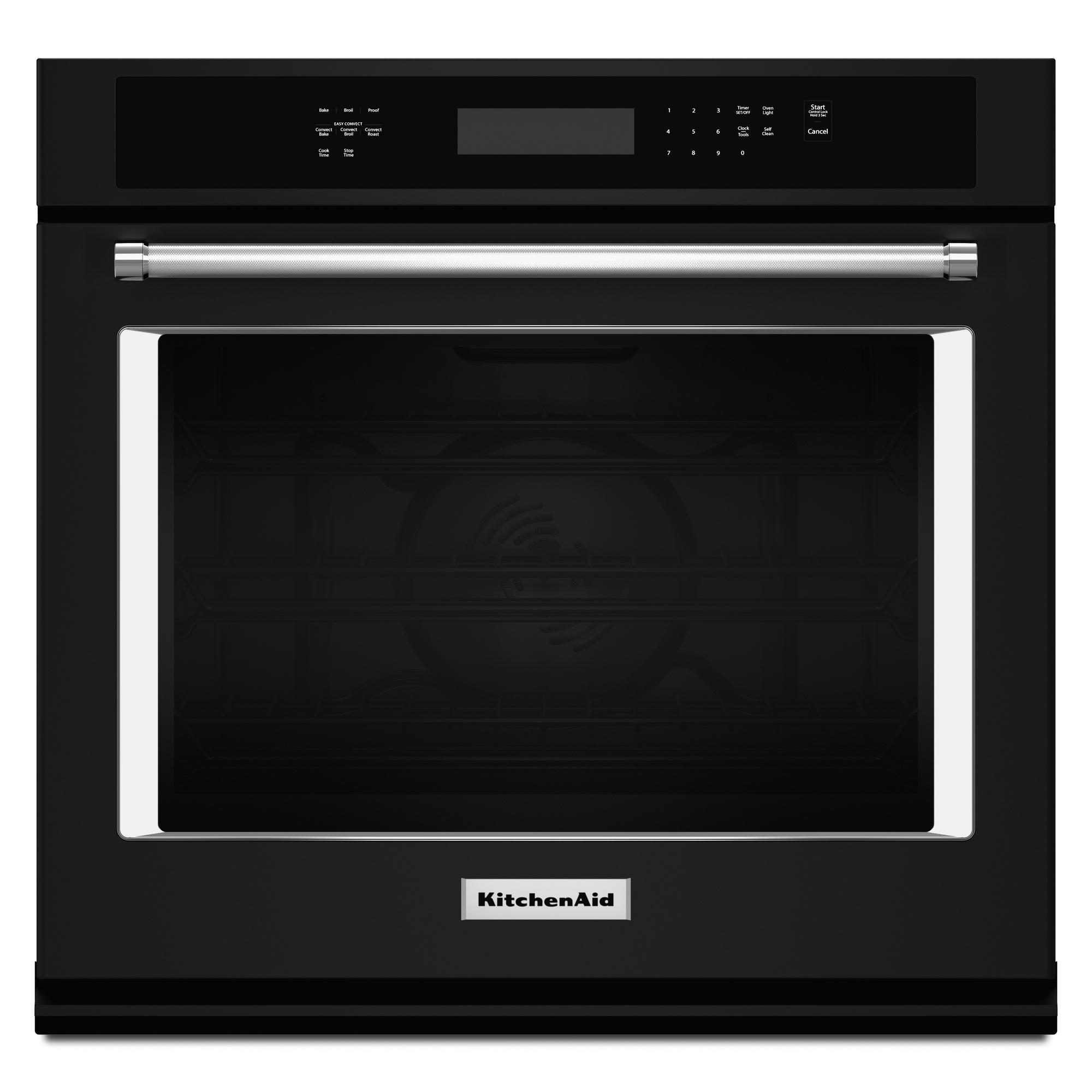KitchenAid KOSE500EBL 30 in. Single Electric Wall Oven SelfCleaning