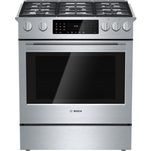Bosch HDIP054U 30" Dual Fuel Slidein Range Benchmark™ Series
